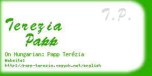 terezia papp business card